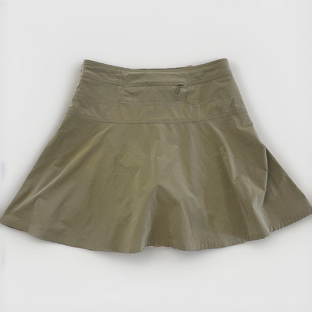 Athleta Women's Skort Sz 6 Taupe Khaki Skirt Shorts Tennis Pickle Ball Golf - Picture 3 of 9